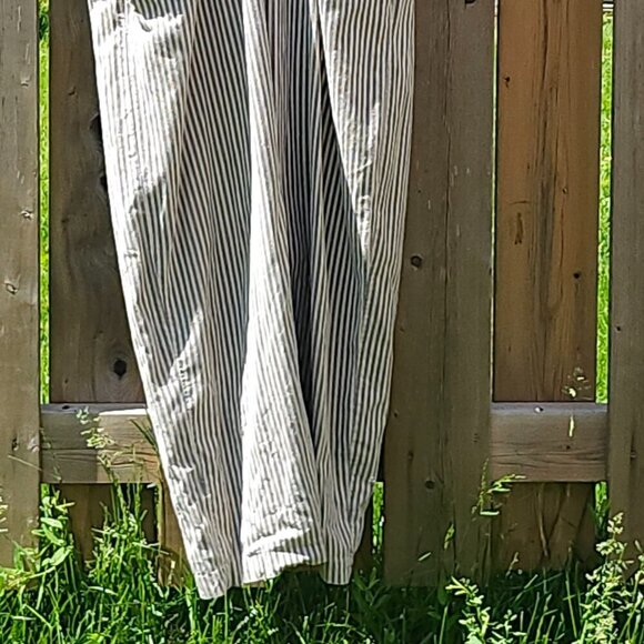 VINTAGE Diane Von Furstenberg SPORT Women's Stripe Jumpsuit Size 12 - Picture 8 of 8